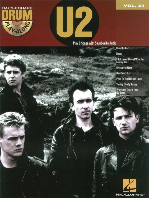 Drum Play-Along Volume 34: U2 (Book/CD)