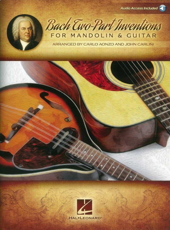 Bach Two-Part Inventions For Mandolin & Guitar (Book/Online Audio)