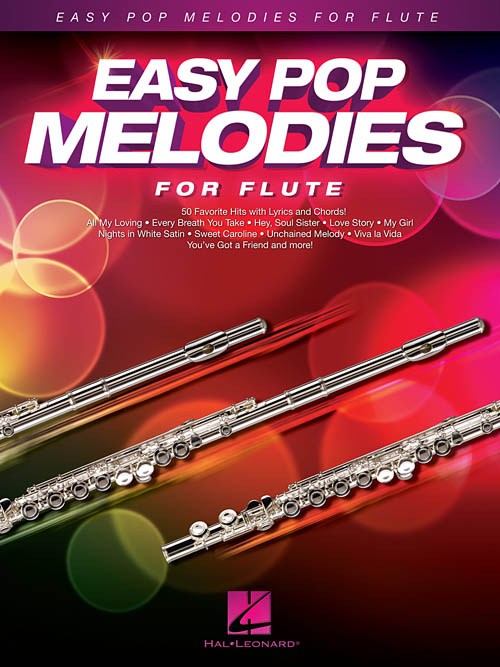 Easy Pop Melodies For Flute (Book/CD)