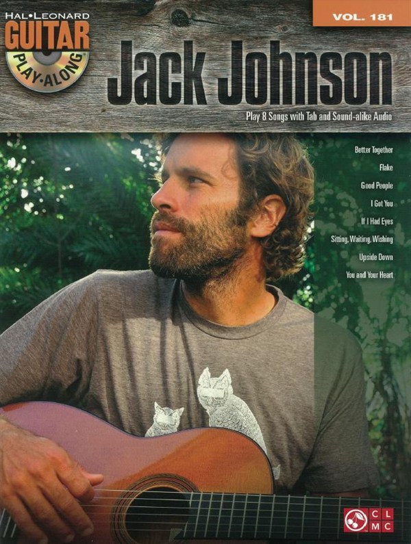 Guitar Play-Along Volume 181: Jack Johnson (Book/CD)