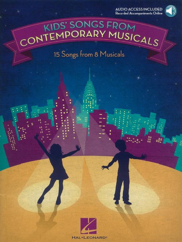 Kids' Songs From Contemporary Musicals (Book/Online Audio)