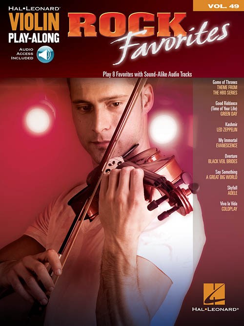 Violin Play-Along Volume 49: Rock Favorites