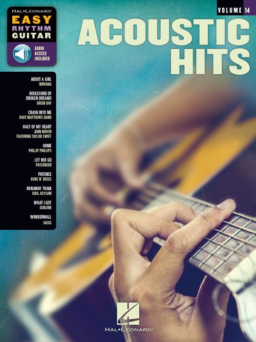 Easy Rhythm Guitar Series Volume 14: Acoustic Hits (Book/Online Audio)