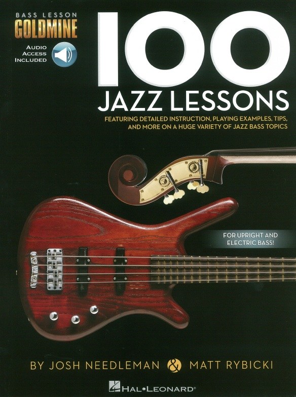 Bass Lesson Goldmine: 100 Jazz Lessons (Book/Online Audio)