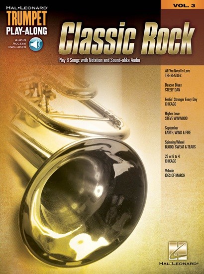 Classic Rock: Trumpet Play-Along Volume 3 (Book/Online Audio)