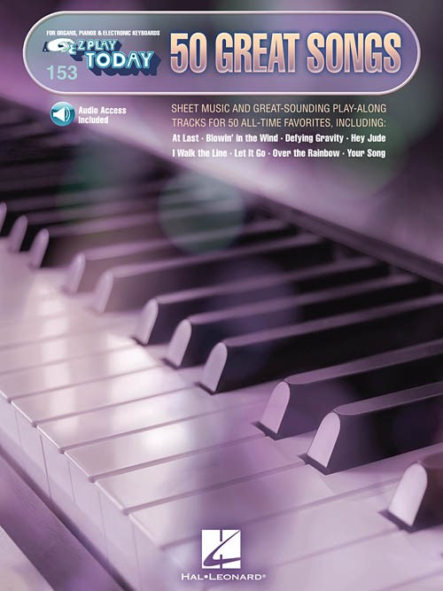 E-Z Play Today Volume 153: 50 Great Songs (Book/Online Audio)