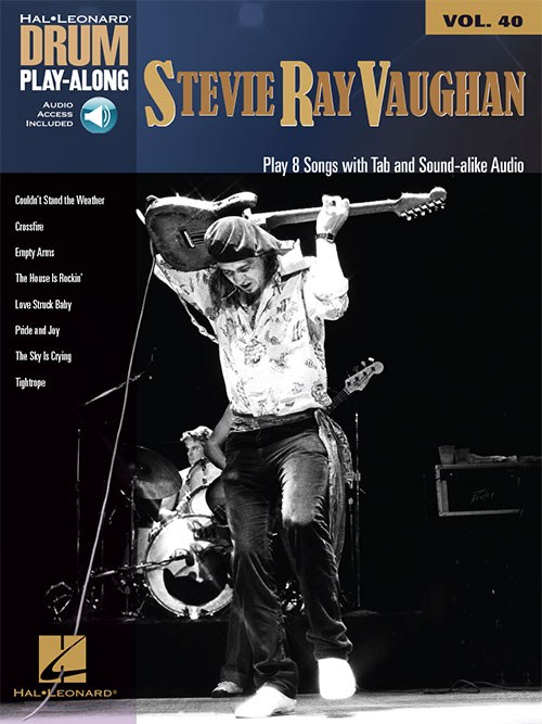 Drum Play-Along Volume 40: Stevie Ray Vaughan (Book/Online Audio)