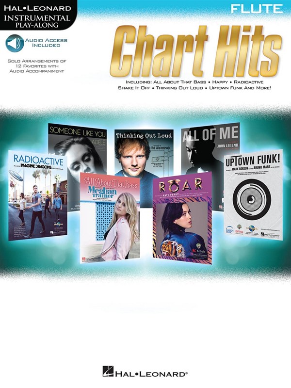 Chart Hits: Instrumental Play-Along Flute (Book/Online Audio)