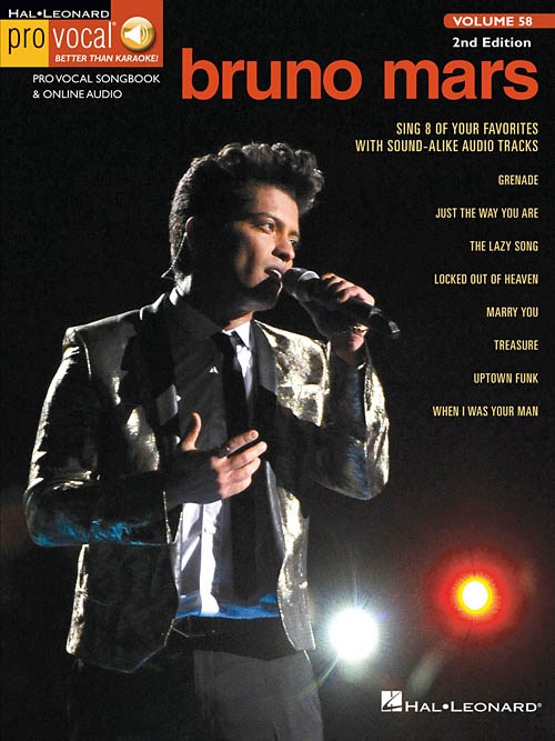 Pro Vocal Men's Edition Volume 58: Bruno Mars (Book/Online Audio)