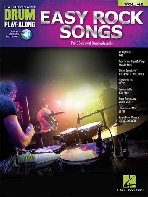 Drum Play-Along Volume 42: Easy Rock Songs (Book/Online Audio)