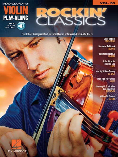 Violin Play-Along Volume 53: Rockin' Classics (Book/Online Audio)