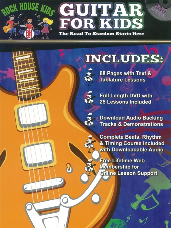 Rock House Kids: Guitar For Kids (Book/DVD)