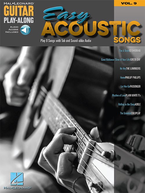 Guitar Play-Along Volume 9: Easy Acoustic Songs (Book/Online Audio)