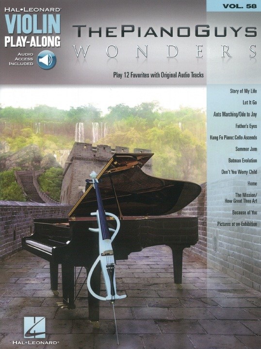 Violin Play-Along Volume 58: The Piano Guys – Wonders (Book/Online Audio)