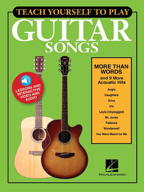 Teach Yourself To Play Guitar Songs: More Than Words And 9 More Acoustic Hits (Book/Online Media)