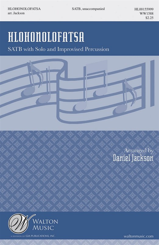 Arr. Daniel Jackson: Hlohonolofatsa