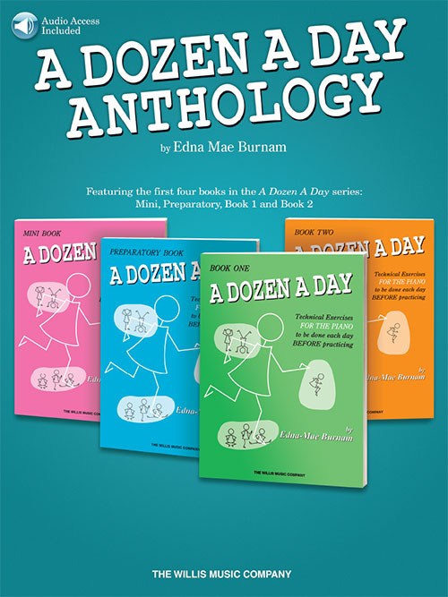 Edna Mae Burnam: A Dozen A Day Anthology (Book/Online Audio)