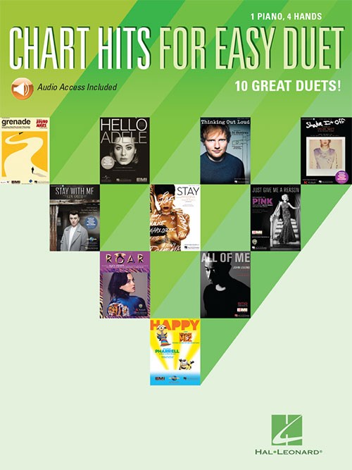 Chart Hits For Easy Duet (Book/Online Audio)