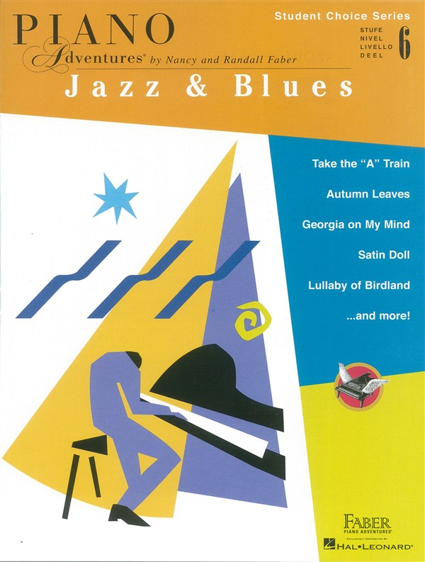 Faber Piano Adventures - Student Choice Series: Jazz & Blues Level 6