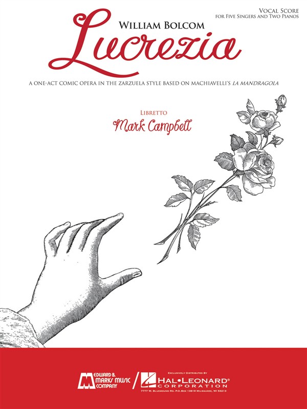 BOLCOM WILLIAM LUCREZIA OPERA VOCAL SCORE