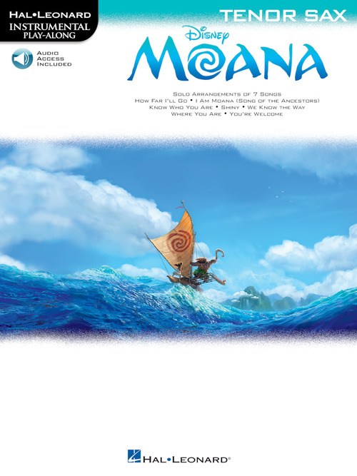 Hal Leonard Instrumental Play-Along: Moana - Tenor Saxophone (Book/Online Audio)