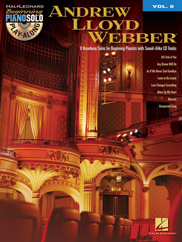 Beginning Piano Solo Play-Along Volume 8: Andrew Lloyd Webber