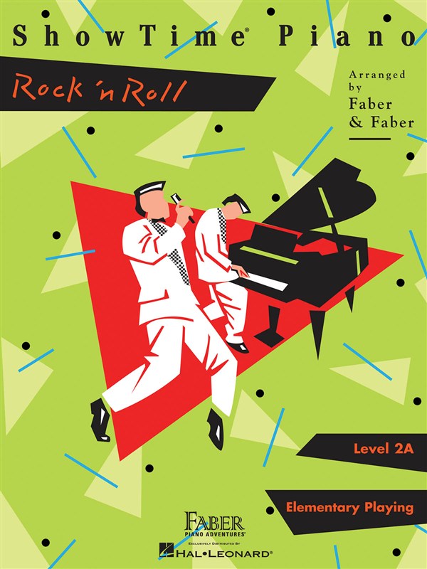 FABER NANCY RANDALL SHOWTIME PIANO ROCK N ROLL LEVEL 2A PF BK