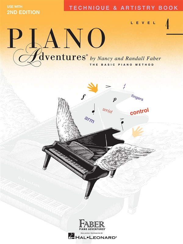 FABER PIANO ADVENTURES LEVEL 4 TECHNIQUE & ARTISTRY PF BK