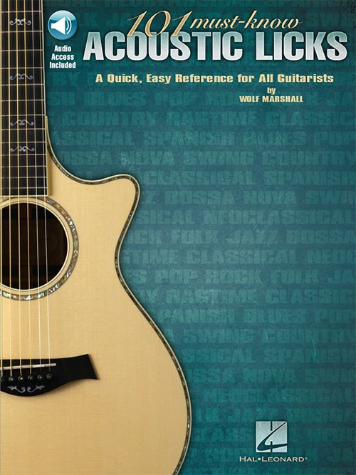 Wolf Marshall: 101 Must-Know Acoustic Licks (Book/Online Audio)