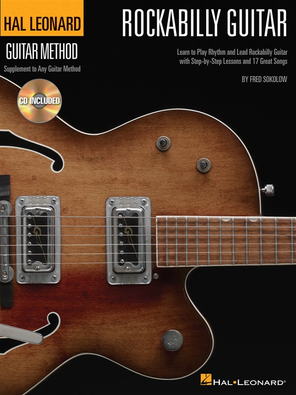 SOKOLOW FRED HAL LEONARD GUITAR METHOD ROCKABILLY GUITAR TAB BOOK/CD