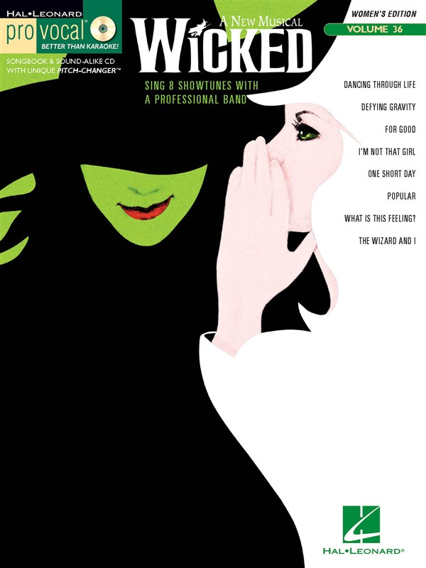 Pro Vocal Women?s Edition - Volume 36: Wicked (Book and CD)