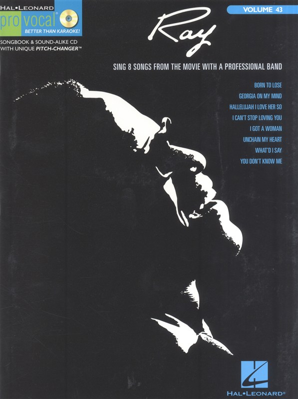 PRO VOCAL VOLUME 43 RAY CHARLES MENS EDITION MLC BOOK/CD