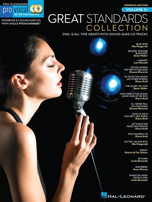Pro Vocal Women's Edition Volume 51: Great Standards Collection (Book/CD)