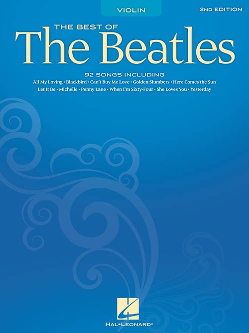THE BEST OF THE BEATLES FOR VIOLIN BOOK