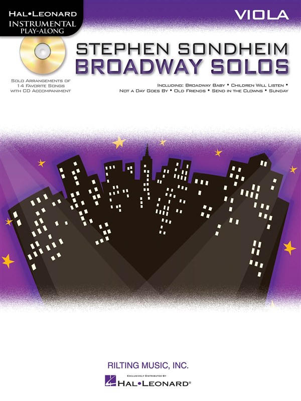 Viola Play-Along: Stephen Sondheim - Broadway Solos