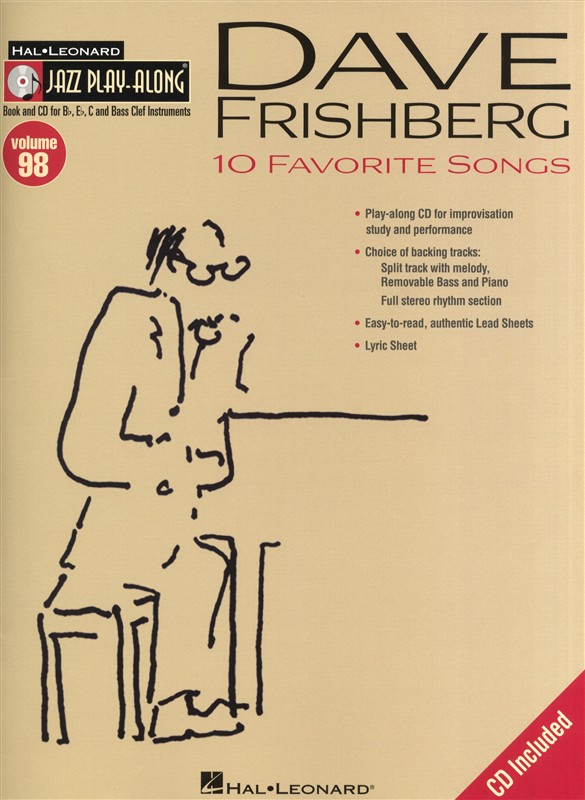 Jazz Play-Along: Dave Frishberg: 10 Favourite Songs (Book & CD)