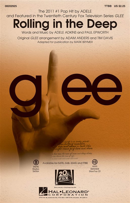 Adele: Rolling In The Deep (Brymer) - TTBB