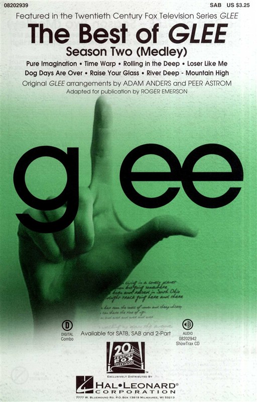 The Best Of Glee - Season Two Medley (SAB)