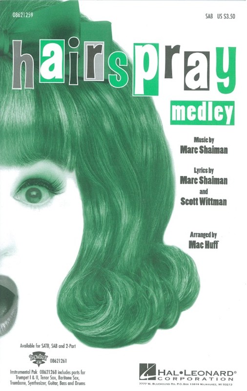 Marc Shaiman: Hairspray Medley (SAB)