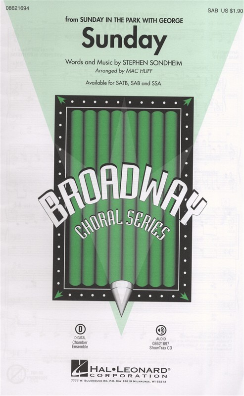 Stephen Sondheim: Sunday (Sunday In The Park With George) - SAB