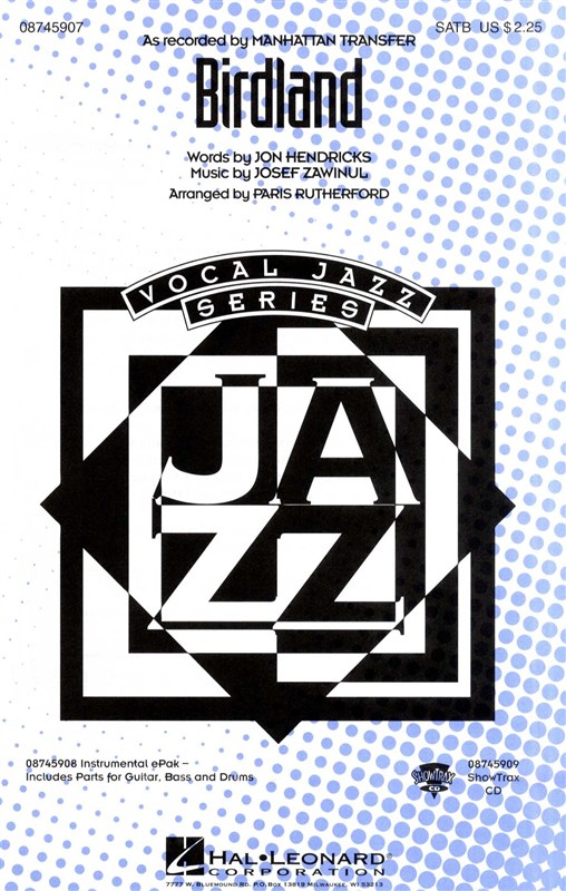 Josef Zawinul: Birdland (SATB)