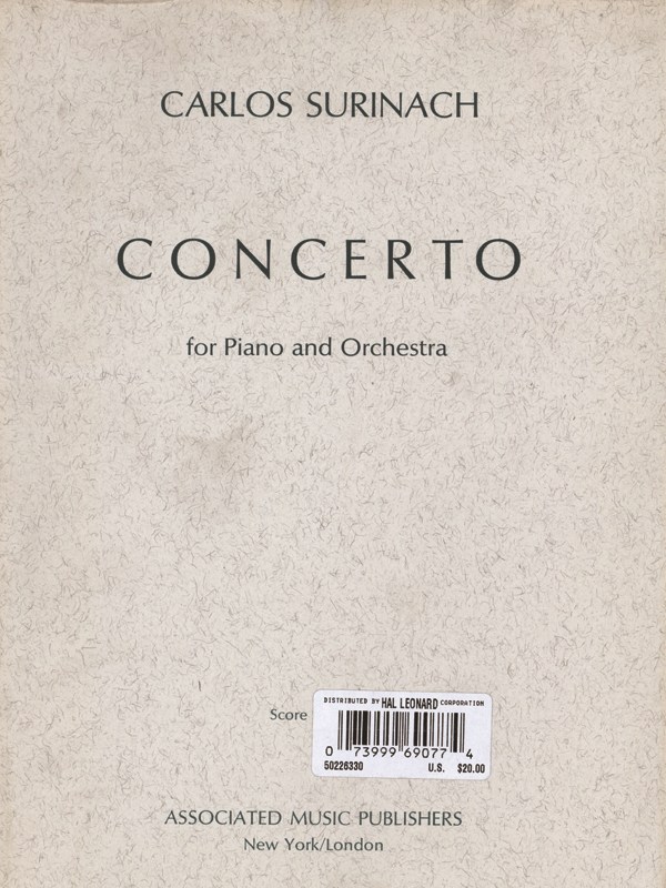 Concerto for Piano and Orchestra (1973)