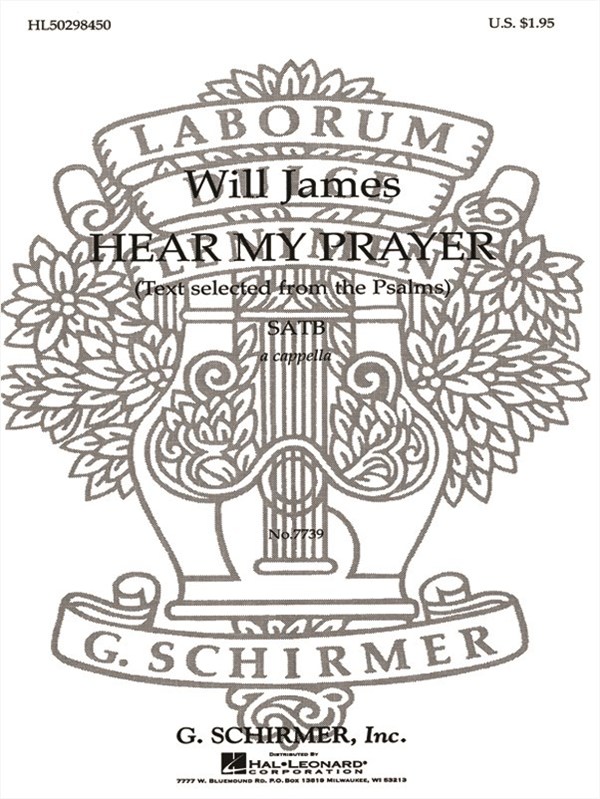 Hear My Prayer A Cappella Selected From Psalms