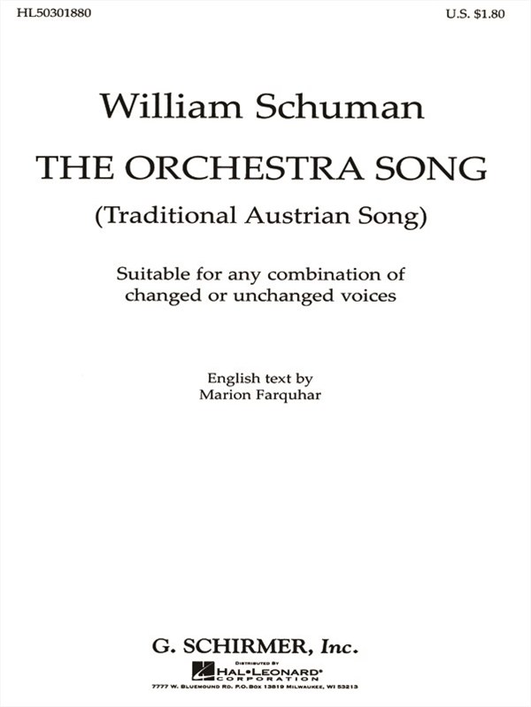 Orchestra Song, The Traditional Austrian Song
