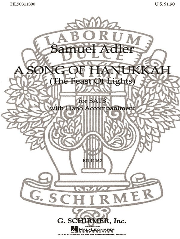 Song Of Hanukkah Feast Of Lights