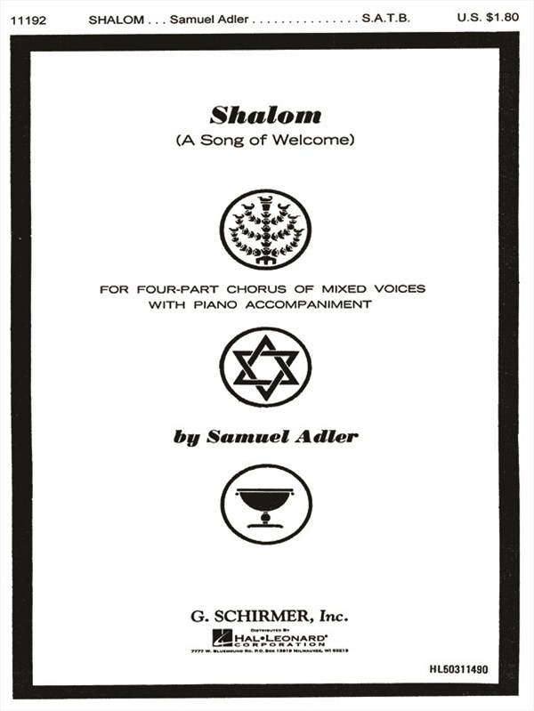 Shalom Song Of Welcome