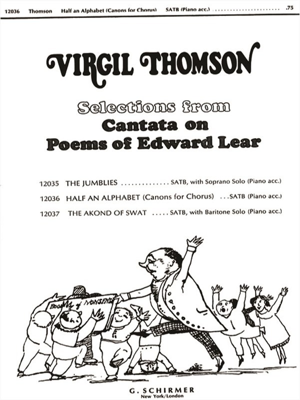 Half An Alphabet (Canons F Or Chorus)(SATB With Piano )