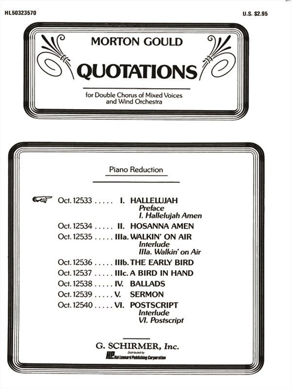 Hallelujah Amen From Quotations SSAATTBB With Orchestra