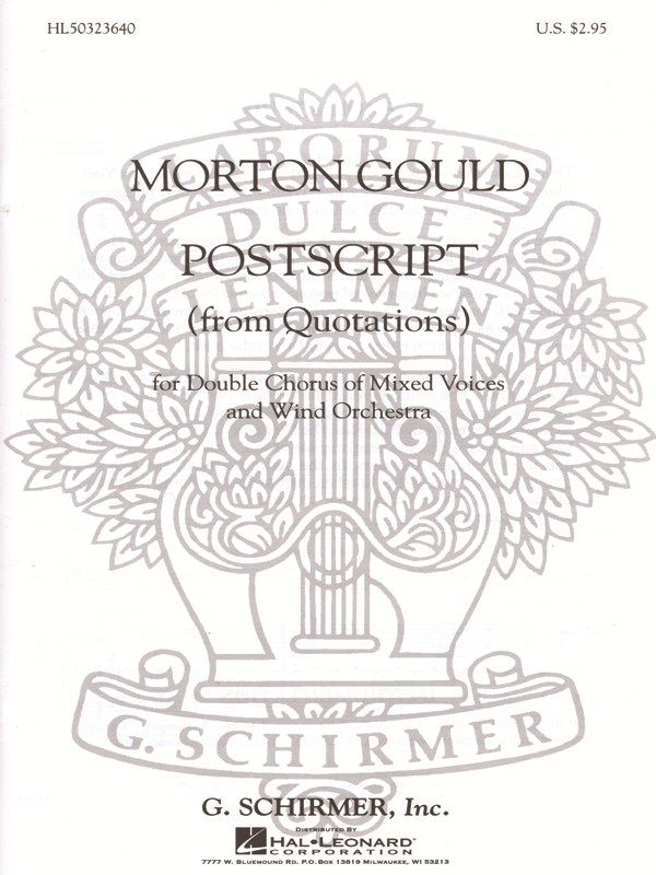 Postscript From Quotations With Orchestra