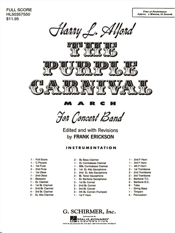 Purple Carnival Bd Full Sc March